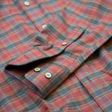 Over Under Crosscut Flannel Shirt Red Oak