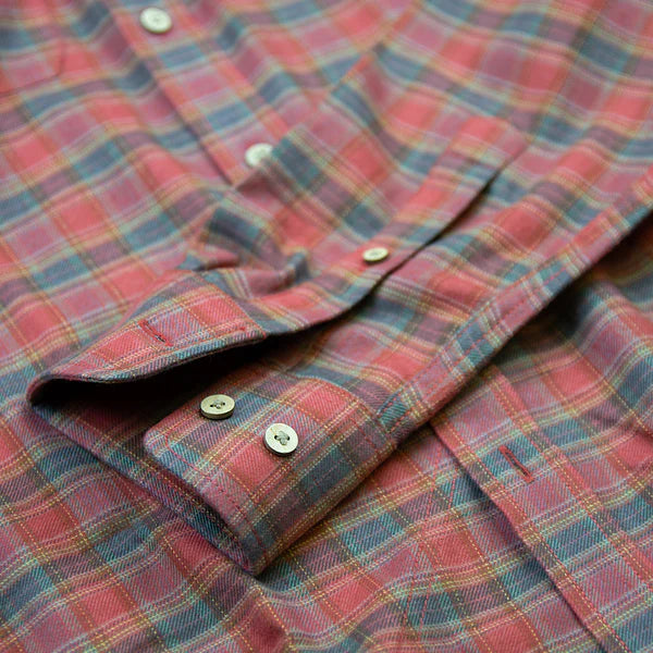 Over Under Crosscut Flannel Shirt Red Oak