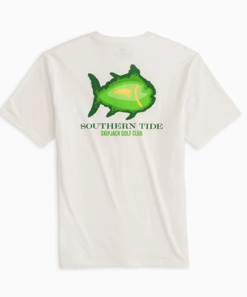 Southern Tide Skipjack Golf Tee Classic White