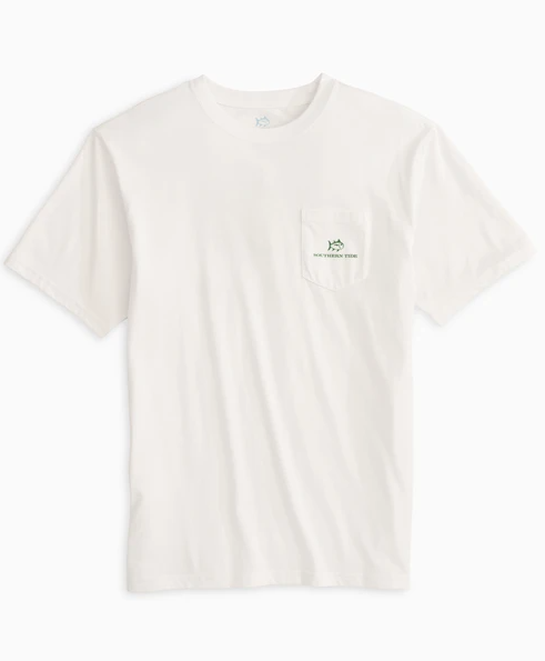 Southern Tide Skipjack Golf Tee Classic White