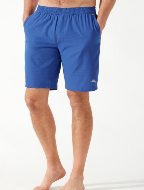 Tommy Bahama Monterey Coast 9-Inch Hybrid Shorts Cobalt Haze