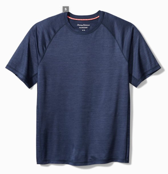 Tommy Bahama Delray IslandZone Crewneck T-Shirt Ocean Deep