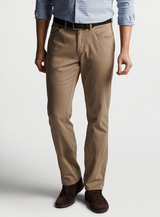 Peter Millar Crown Ultimate Sateen Five-Pocket Pant Grain
