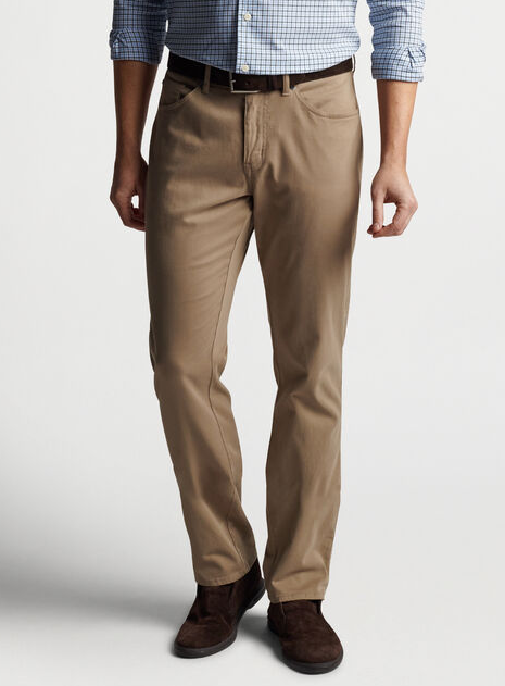 Peter Millar Crown Ultimate Sateen Five-Pocket Pant Grain