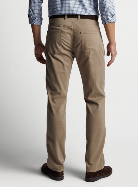 Peter Millar Crown Ultimate Sateen Five-Pocket Pant Grain