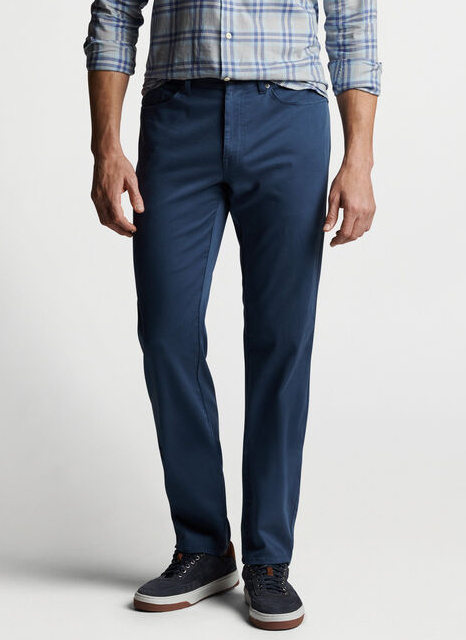 Peter Millar Crown Ultimate Sateen Five-Pocket Pant Navy