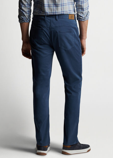 Peter Millar Crown Ultimate Sateen Five-Pocket Pant Navy