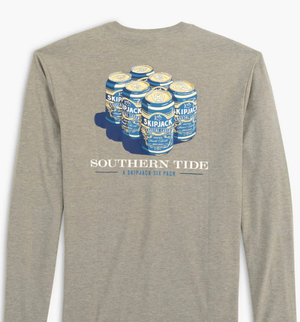 Southern Tide Heather Quarry Skipjack 6 Pack Long Sleeve T-Shirt