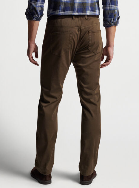 Peter Millar Crown Ultimate Sateen Five-Pocket Pant Chestnut