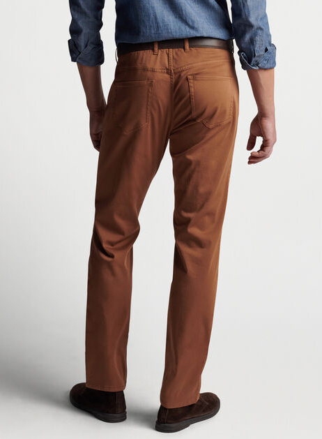 Peter Millar Crown Ultimate Sateen Five-Pocket Pant Hazel Wood