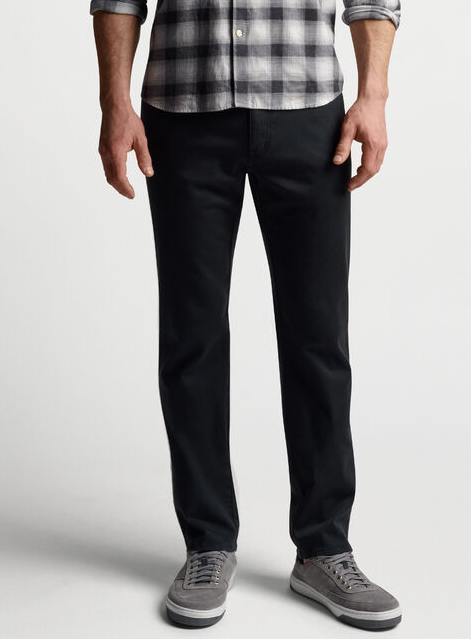 Peter Millar Crown Ultimate Sateen Five-Pocket Pant Black