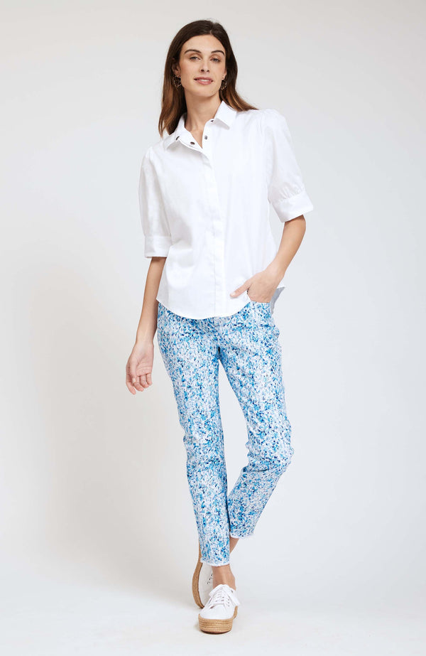 Tyler Boe Alice Sateen Shirt White