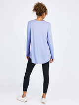 tasc Jenny Long Sleeve Top Periwinkle