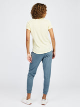 tasc Nola V-Neck T-Shirt Daisy Yellow