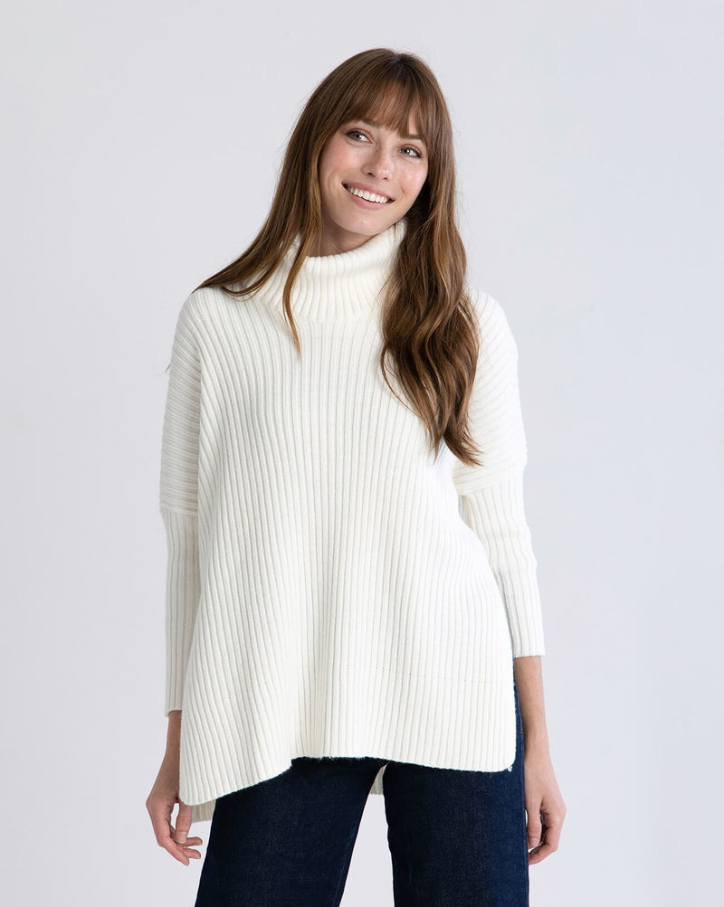 Mersea New Yorker Ribbed Cowl Sweater Winter