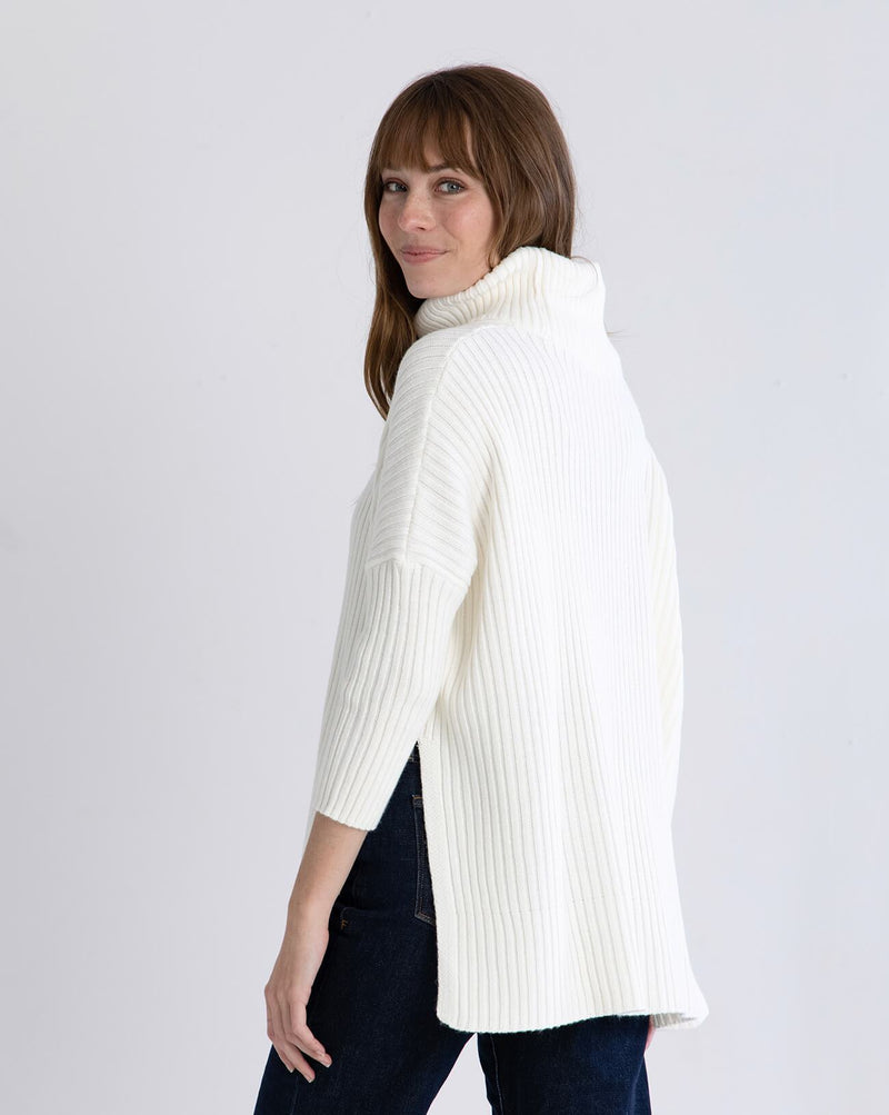 Mersea New Yorker Ribbed Cowl Sweater Winter