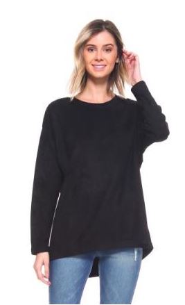 JOH Adi Oversized Crew Neck Black