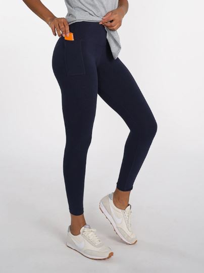 tasc ALLways 7/8 Pocket Legging Classic Navy