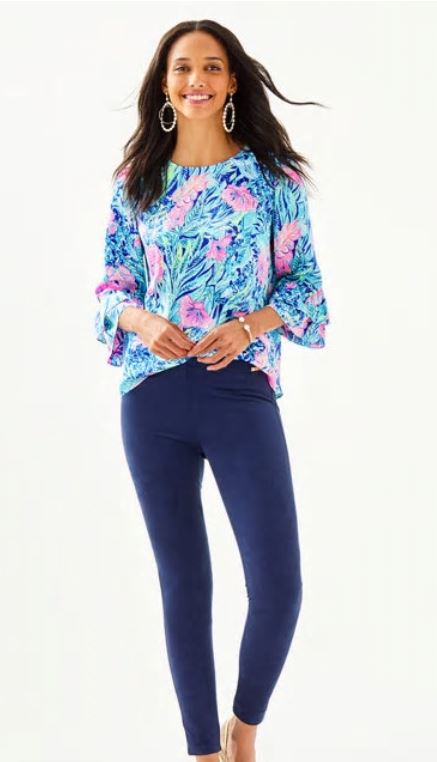 Lilly Pulitzer Anika High Rise Ultra Suede Legging *
