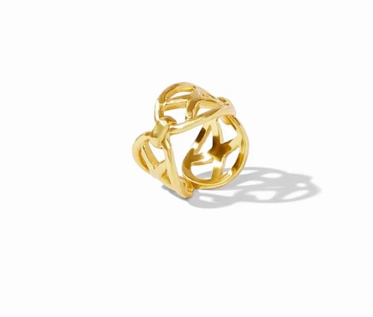 Julie Vos Avalon Adjustable Ring Gold