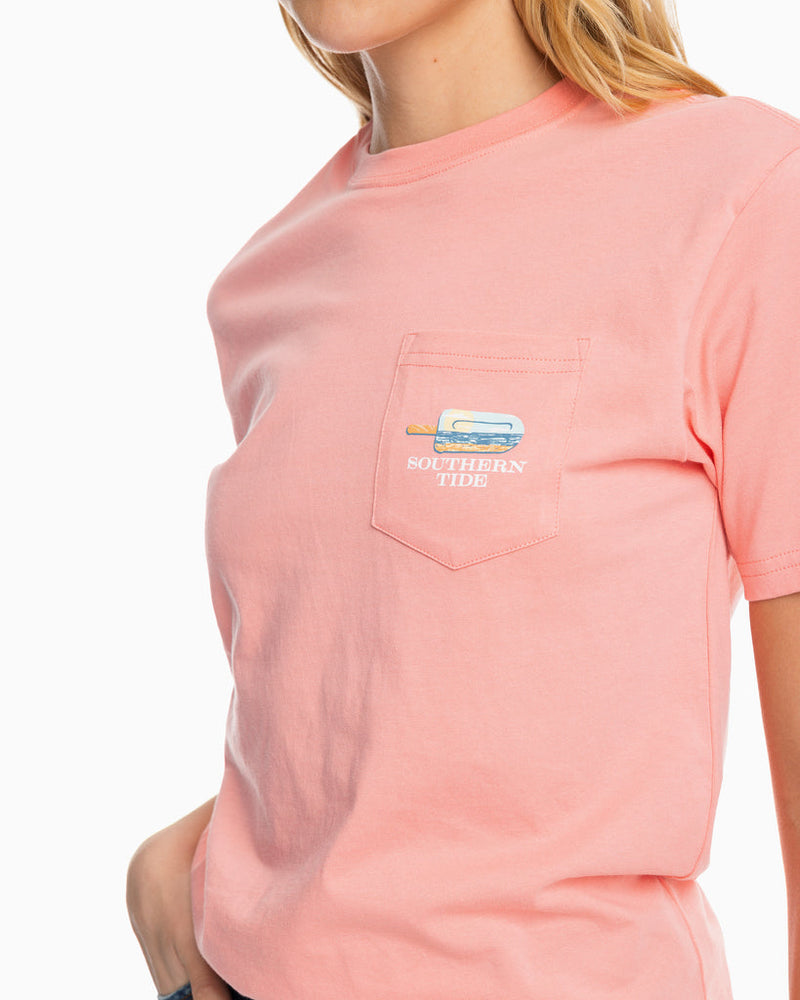 Southern Tide Be Cool and Chill Out T-Shirt Citrus Punch