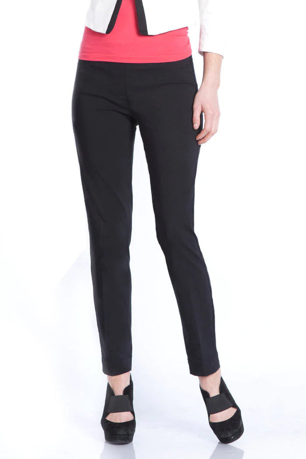 Slimsation Pull-On Ankle Pant With Back Pockets Black