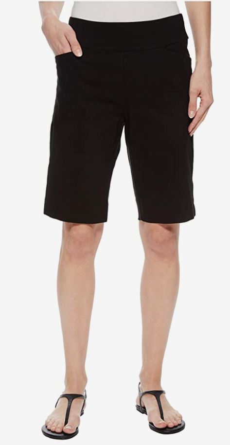 Krazy Larry Pull-On Short with Pockets Black