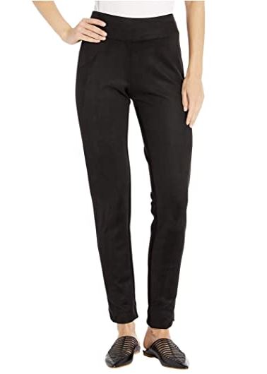 Krazy Larry Pull on Suede Pant Black