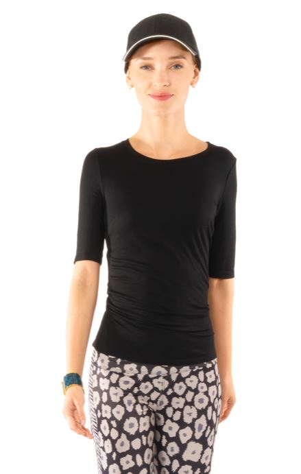 Gretchen Scott Beyond The Beyond Softest Short Sleeve T-Shirt Black