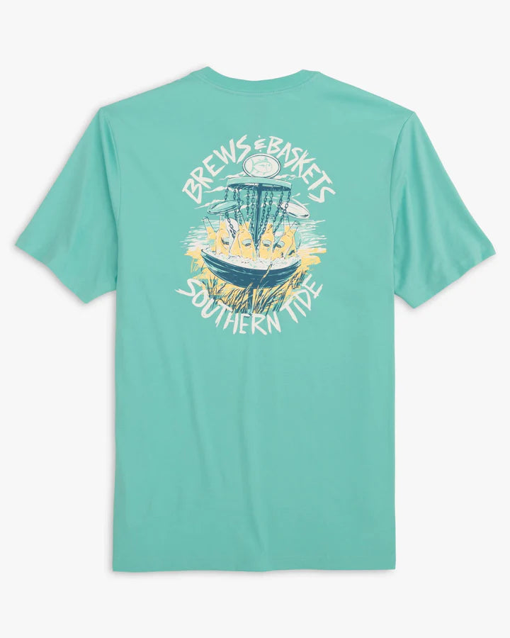 Southern Tide Brews and Baskets T-Shirt Mint