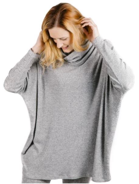 Shannon Passero Calvine Pullover Heather Grey