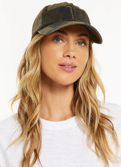 Z Supply Camo Hat Light Sage