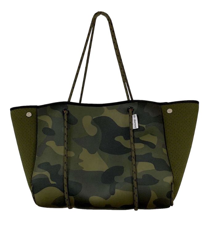 Ahdorned Army Camo Tote