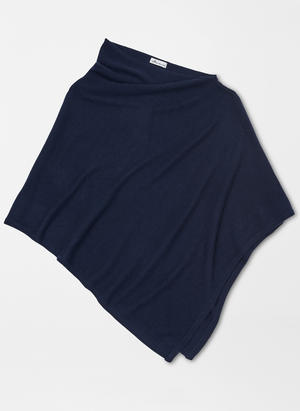 Peter Millar Cashmere Poncho Navy