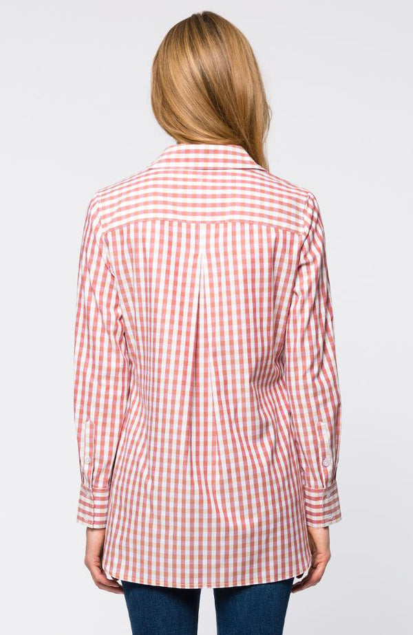 Tyler Boe Cotton Charles Check Workshirt Red