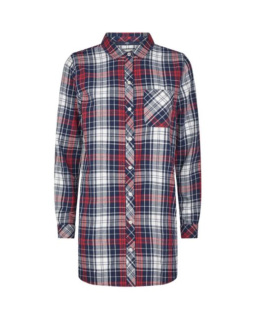 Barbour Coastal Shirt Navy/Deep Pink Check