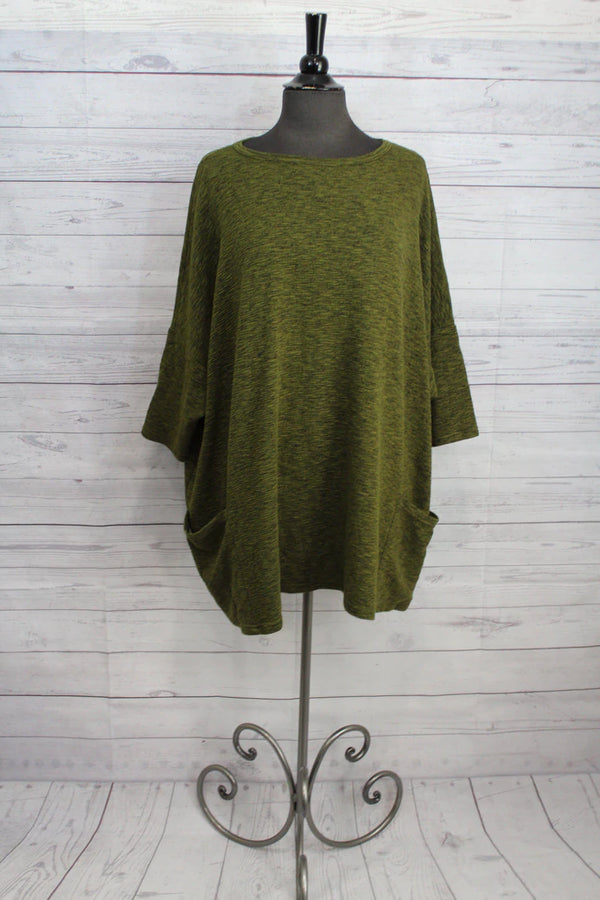 Cut-Loose Crimped Fabric Pullover Urchin