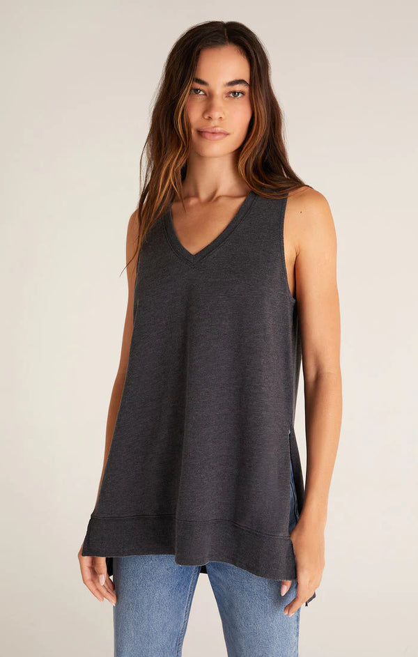 Z Supply V-Neck Weekender Tank Black