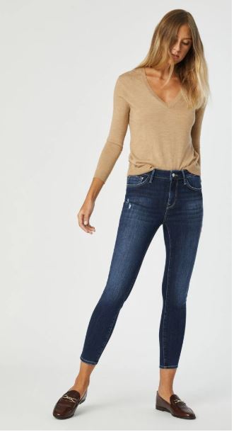 Mavi Tess Dark Used Supersoft Skinny Jean