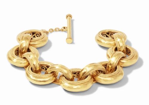 Julie Vos Cassis Demi Link Bracelet Gold