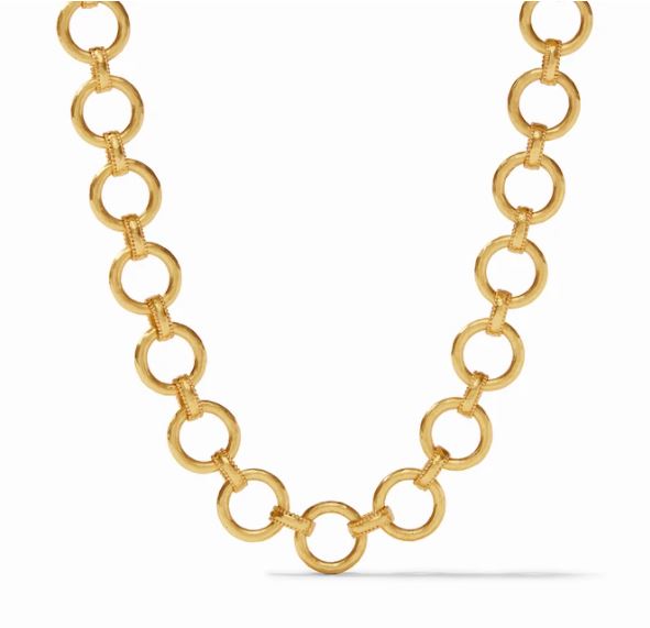 Julie Vos Savoy Demi Link Necklace Gold