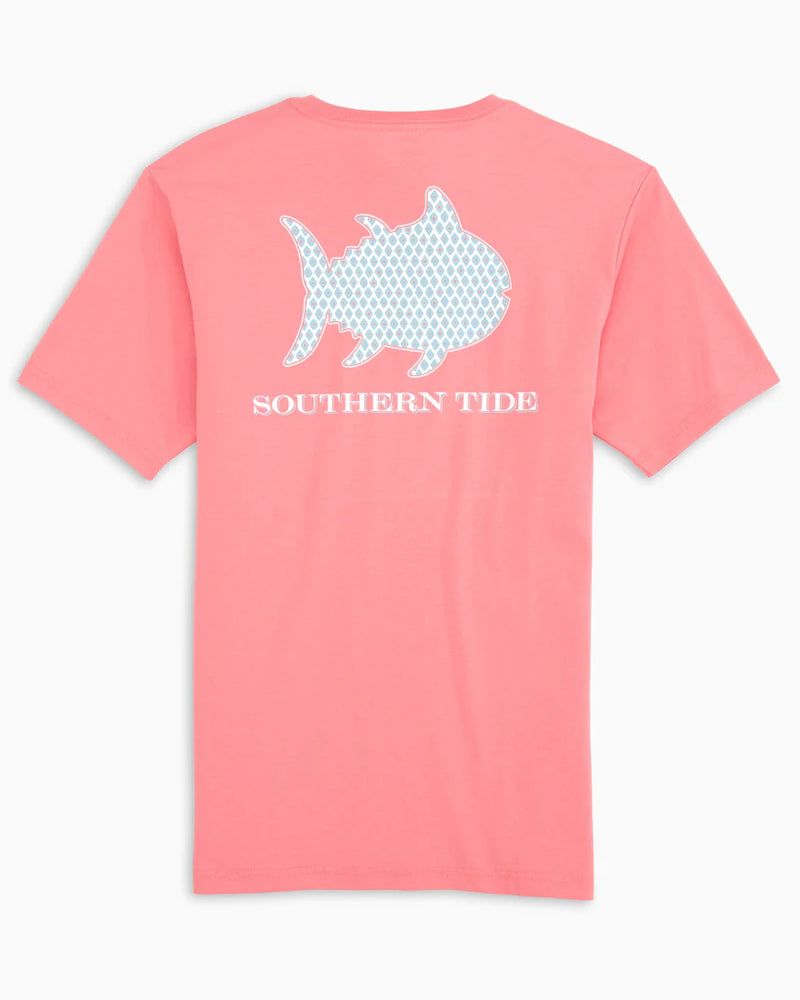 Southern Tide Diamond Skipjack Fill T-Shirt Citrus Punch