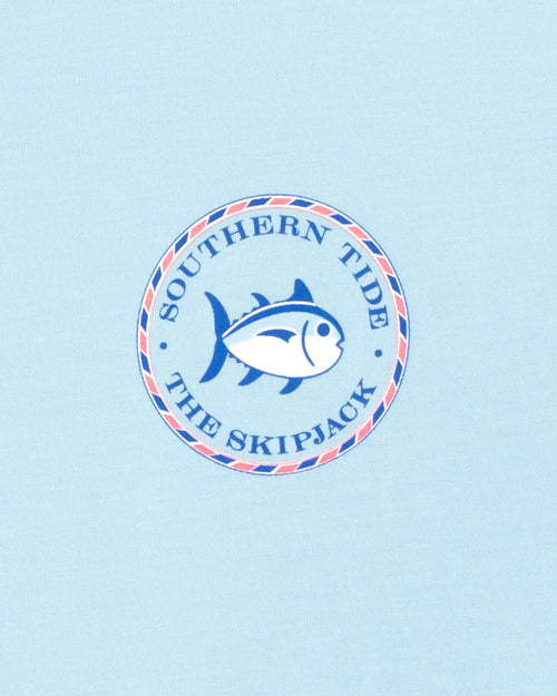 Southern Tide Original Circle Skipjack T-Shirt Dream Blue