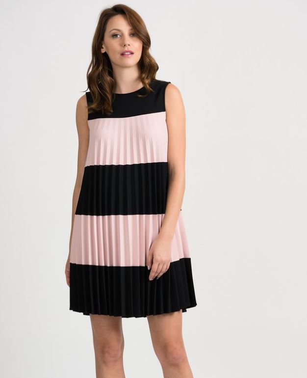 Joseph Ribkoff Dress Style #201402 Rose/Black