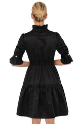 Gretchen Scott Teardrop Dress - Faille Black