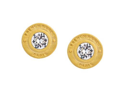 French Kande Euro Crystal Annecy Earring Gold