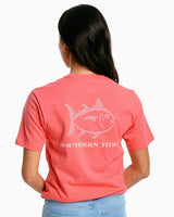 Southern Tide Flamingle SkipJack T-Shirt Coral