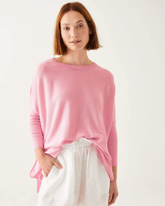 Mersea The Catalina Travel Sweater Impatiens Pink