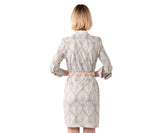 Gretchen Scott Jersey Mandarin Dress Indian Summer Neutral