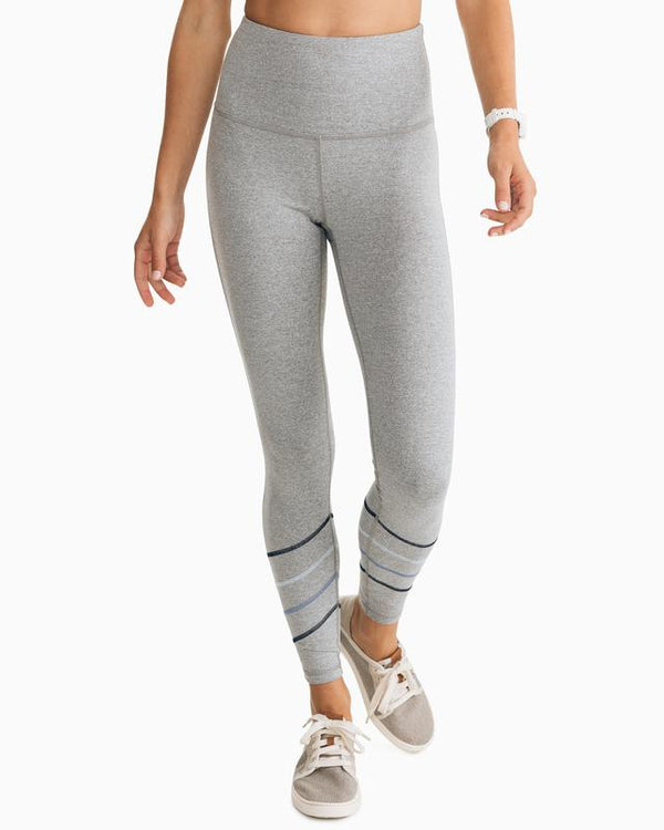 Southern Tide Kayly High Waisted Legging Heather Grey